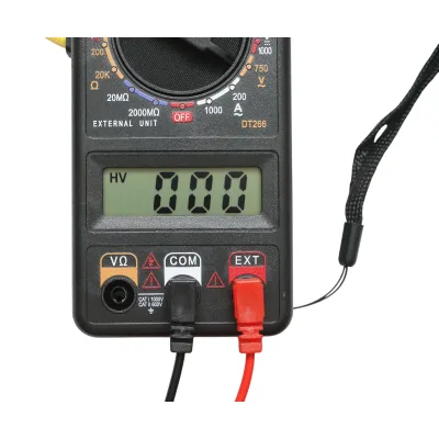 Pinza amperometrica digitale universale, 6 funzioni di misura 1000 V CC, 750 V CA, 1000 A CA Crownman - immagine 5