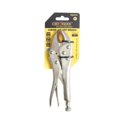 Pinza autobloccante professionale multifunzione Crownman da 180 mm con ganasce curve - immagine 2
