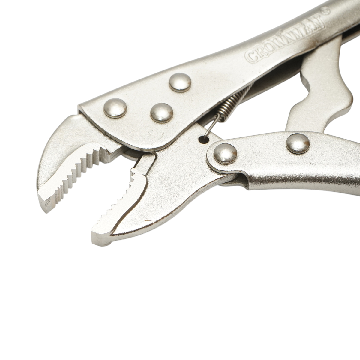 Pinza autobloccante professionale multifunzione Crownman da 180 mm con ganasce curve - immagine 5
