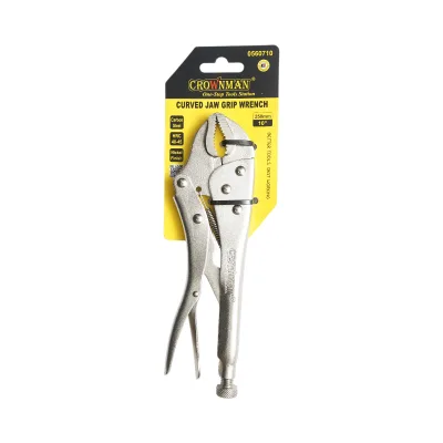Pinza autobloccante professionale multifunzione Crownman da 250 mm con ganasce curve - immagine 2