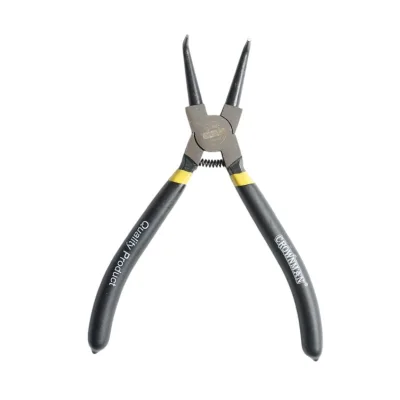 Pinza di sicurezza professionale Crownman a punta curva da 180 mm