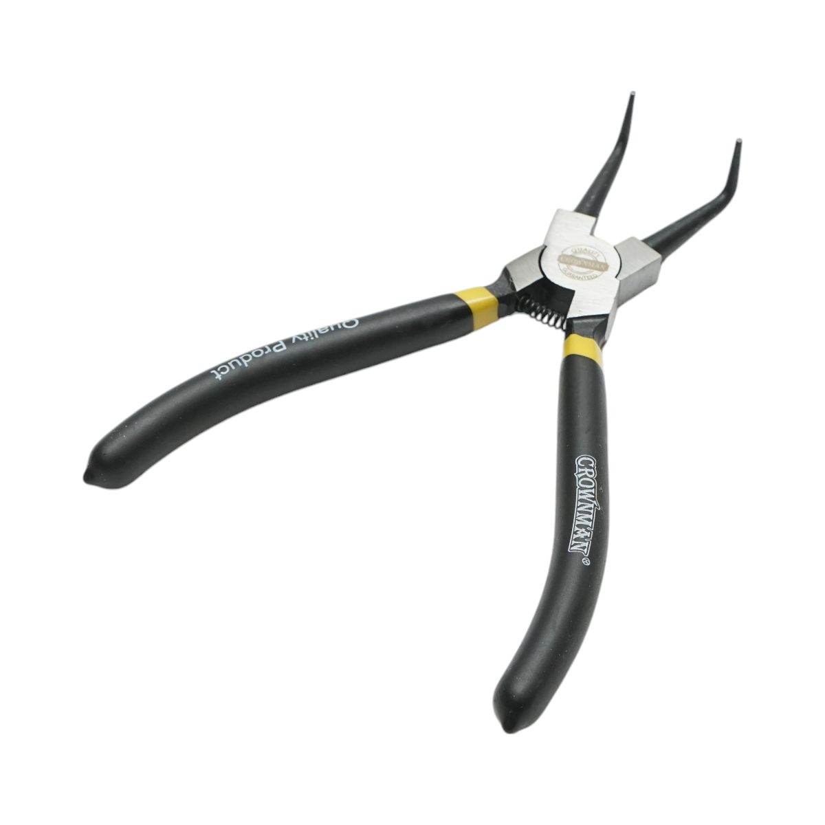 Pinza di sicurezza professionale Crownman a punta curva da 180 mm - immagine 3