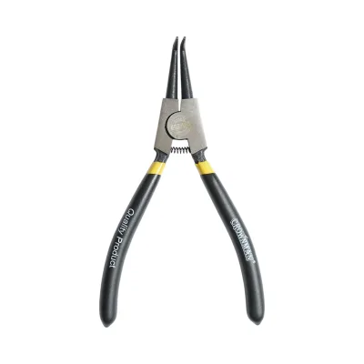 Pinza di sicurezza professionale Crownman da 180 mm con punta curva per esterni