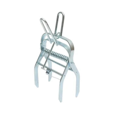 Pinza meccanica in acciaio a trappola per talpe, arvicole e topi di campagna, dimensioni 21x12x15 cm - immagine 2