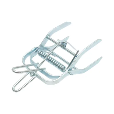 Pinza meccanica in acciaio a trappola per talpe, arvicole e topi di campagna, dimensioni 21x12x15 cm - immagine 5