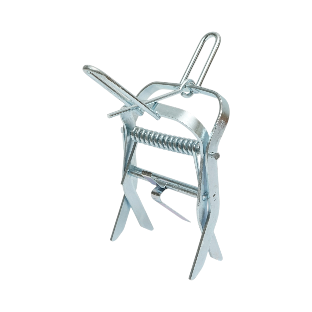 Pinza meccanica in acciaio a trappola per talpe, arvicole e topi di campagna, dimensioni 21x12x15 cm