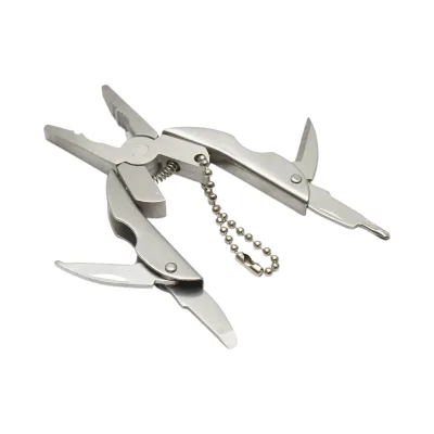 Pinza multifunzionale pieghevole per portachiavi da 50 mm - immagine 5