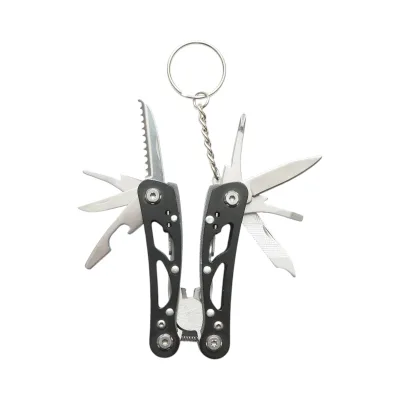 Pinza multifunzione pieghevole 9 in 1 in acciaio inox da 75 mm - immagine 2