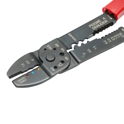 Pinza per crimpare e spelare cavi elettrici 0,75-6 mm - immagine 4