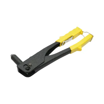 Pinza per rivetti in acciaio, lunghezza 250 mm, con 4 teste intercambiabili (2.4, 3.2, 4.0, 4.8 mm), professionale, Crownman - immagine 2
