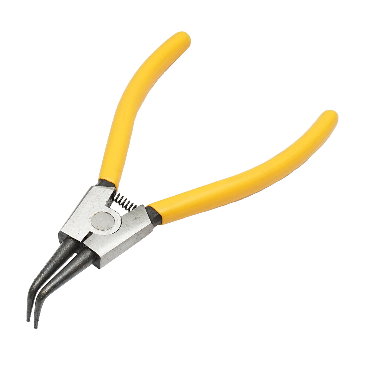 Pinza seeger per anelli di sicurezza esterni con punta piegata 180mm professionale Breckner Germany - immagine 3