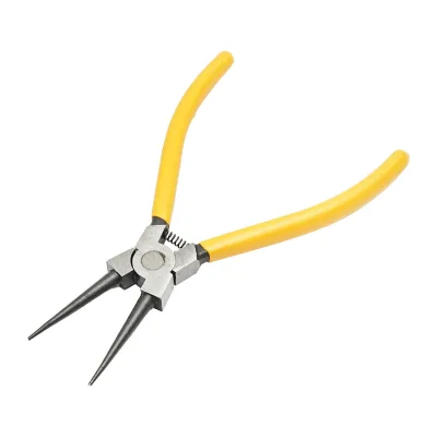 Pinza seeger per anelli di sicurezza interni con punta dritta 180mm professionale Breckner Germany. - immagine 2