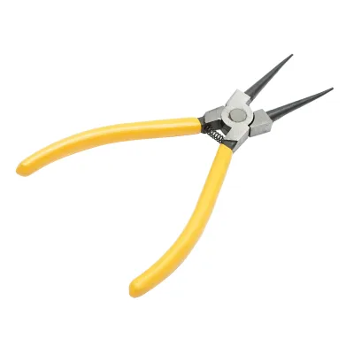Pinza seeger per anelli di sicurezza interni con punta dritta 180mm professionale Breckner Germany. - immagine 3