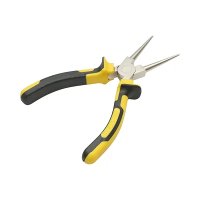 Pinze a becco tondo professionali Crownman da 165 mm in acciaio Cr-V - immagine 4