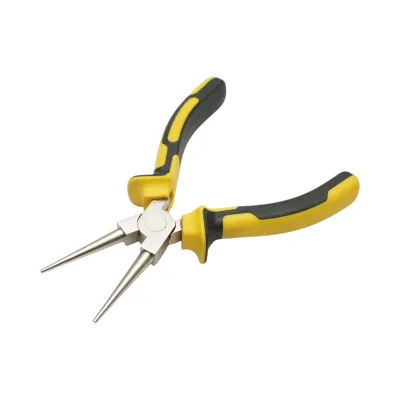 Pinze a becco tondo professionali Crownman da 165 mm in acciaio Cr-V - immagine 2