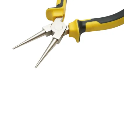 Pinze a becco tondo professionali Crownman da 165 mm in acciaio Cr-V - immagine 5