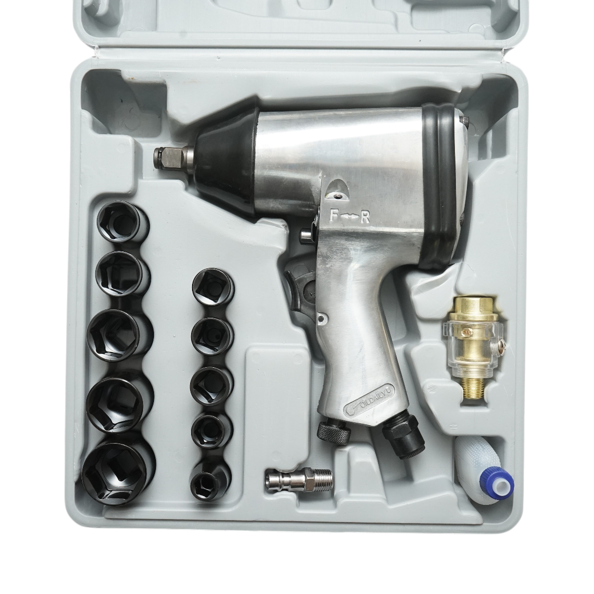 Pistola a percussione pneumatica 1/2 con chiavi a bussola 9-27 mm, 340 Nm, 7000 giri/min, pressione di esercizio 6,3 bar Breckner Germany - immagine 3