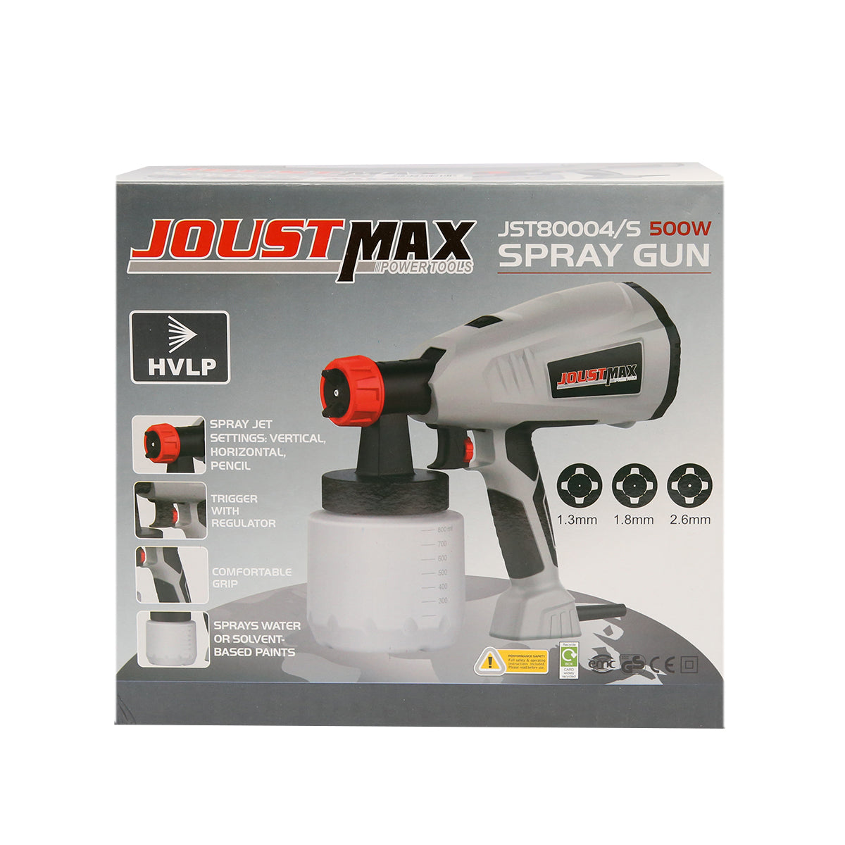 Pistola a spruzzo Joustmax da 500W, 220V - immagine 2