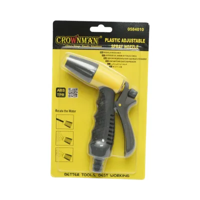 Pistola a spruzzo per tubo da giardino regolabile a 3 vie Crownman - immagine 2