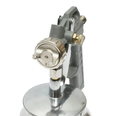 Pistola a spruzzo per vernice ad aria compressa da 1 litro, serbatoio in acciaio inossidabile sul fondo, ugello da 1,5 mm - immagine 4