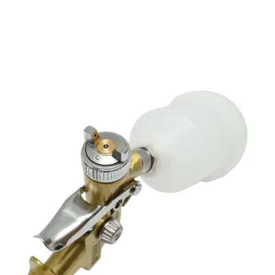 Pistola a spruzzo per verniciatura ad aria compressa Crownman da 100 ml, portata 70-110 ml/min, ugello 0,8 mm, pressione massima 3,5 bar - immagine 5