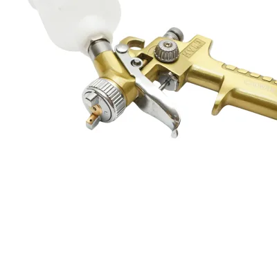 Pistola a spruzzo per verniciatura ad aria compressa Crownman da 100 ml, portata 70-110 ml/min, ugello 0,8 mm, pressione massima 3,5 bar - immagine 6