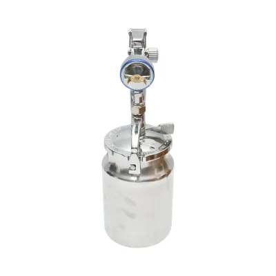 Pistola ad aria compressa per verniciatura a spruzzo, capacità 1000 ml, ugello 1,4 mm, portata 200 ml/min, pressione massima 4 bar. Breckner Germany - immagine 3