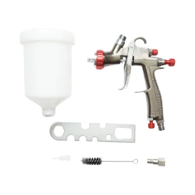 Pistola ad aria compressa professionale da 600 ml, ugello da 1,3 mm, portata 180 ml/min, pressione massima 3 bar. - immagine 2