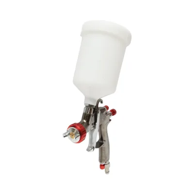 Pistola ad aria compressa professionale da 600 ml, ugello da 1,3 mm, portata 180 ml/min, pressione massima 3 bar.