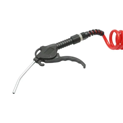 Pistola di soffiaggio ad aria compressa con tubo a spirale in PE da 5 m e attacco filettato interno M12 - immagine 3