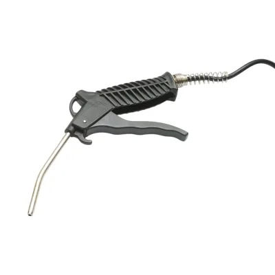 Pistola di soffiaggio ad aria compressa con ugello da 120 mm, tubo a spirale da 5 m e attacco rapido maschio da 1/4 - immagine 3