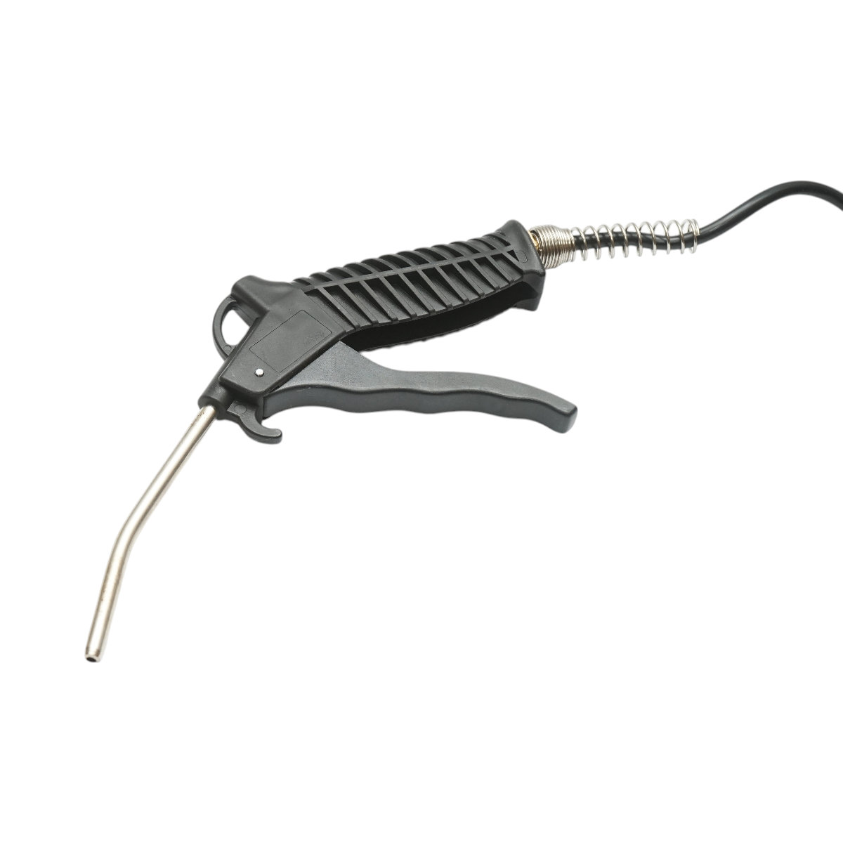 Pistola di soffiaggio ad aria compressa con ugello da 120 mm, tubo a spirale da 5 m e attacco rapido maschio da 1/4 - immagine 3