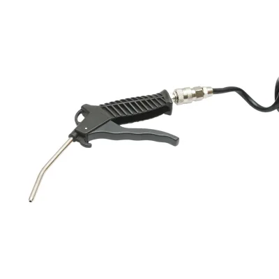 Pistola di soffiaggio ad aria compressa con ugello da 120 mm, tubo a spirale in PU da 5 m e connettore rapido a T - immagine 3