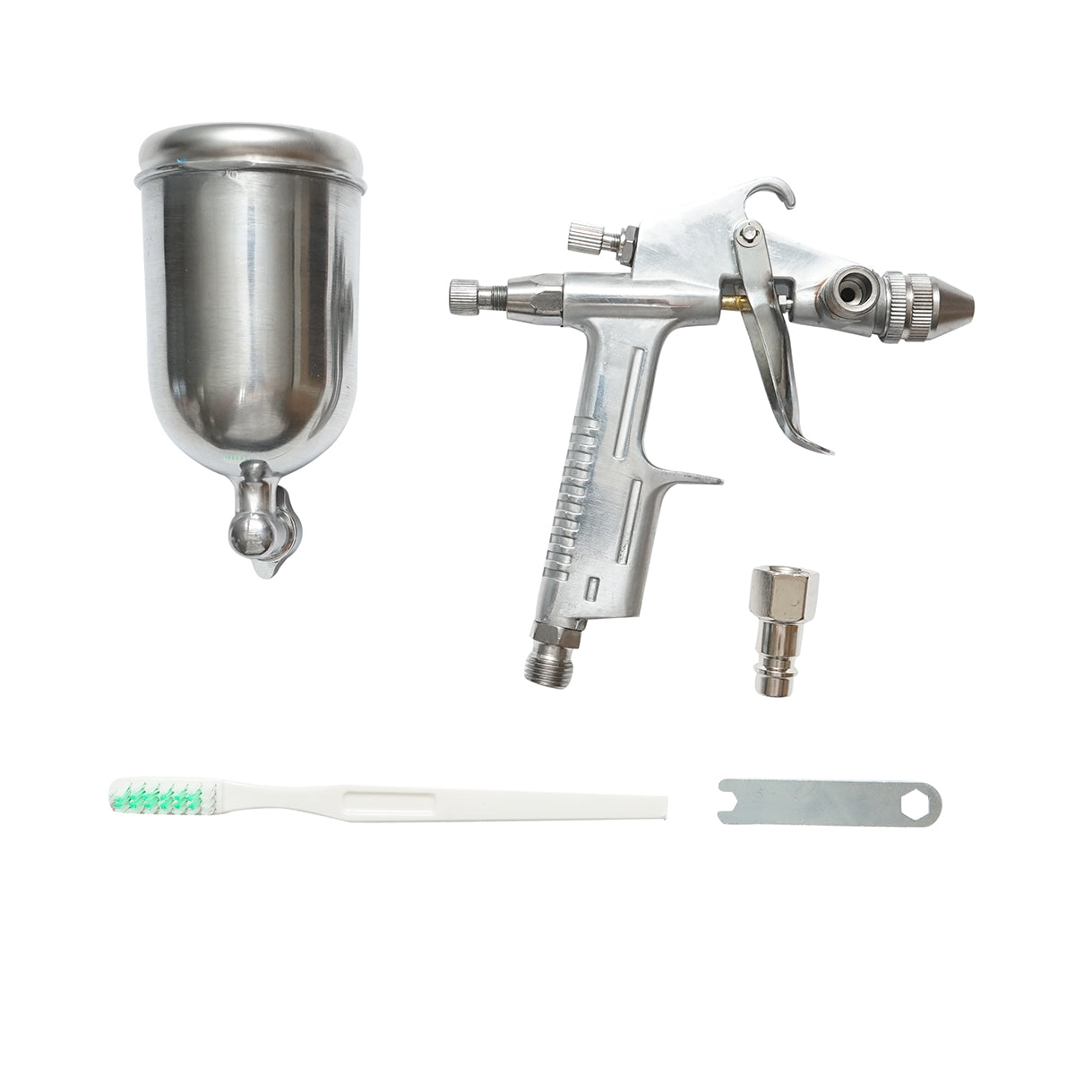 Pistola per verniciatura ad aria compressa 200 ml, ugello 0,5 mm, portata 60 ml/min, pressione max 2,5 bar K-3 - immagine 2