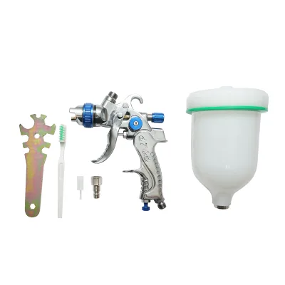 Pistola per verniciatura ad aria compressa 500 ml, ugello 1,3 mm, portata 180 ml/min, pressione massima 3,5 bar - immagine 2