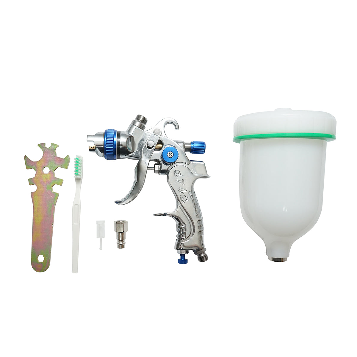 Pistola per verniciatura ad aria compressa 500 ml, ugello 1,3 mm, portata 180 ml/min, pressione massima 3,5 bar - immagine 2