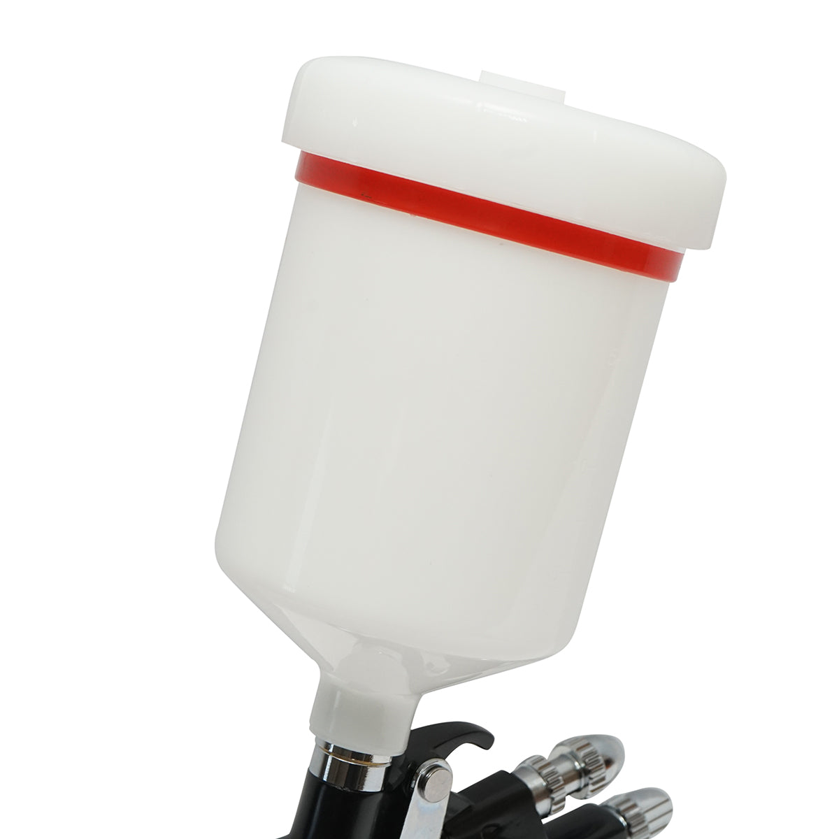 Pistola per verniciatura ad aria compressa 500 ml, ugello 1,3 mm, portata 180 ml/min, pressione max 4 bar - immagine 6