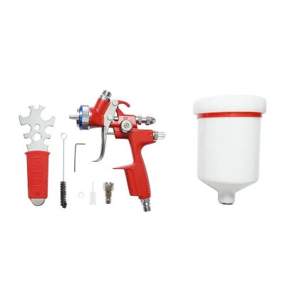 Pistola per verniciatura ad aria compressa 500 ml, ugello 2 mm, portata 300 ml/min, pressione max 4 bar - immagine 2