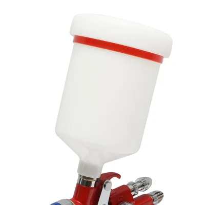 Pistola per verniciatura ad aria compressa 500 ml, ugello 2 mm, portata 300 ml/min, pressione max 4 bar - immagine 6