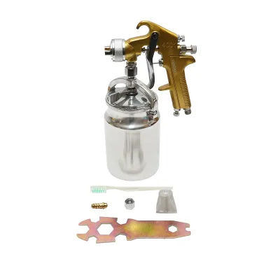 Pistola per verniciatura ad aria compressa da 1000 ml, portata 160-240 ml/min, ugello 1,8 mm, pressione max 3,5 bar Crownman