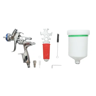 Pistola per verniciatura ad aria compressa da 500 ml, ugello 1,4 mm, portata 200 ml/min, pressione max 4 bar - immagine 2