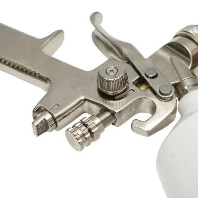 Pistola per verniciatura ad aria compressa da 600 ml, ugello 2 mm, portata 300 ml/min, pressione max 4 bar - immagine 5
