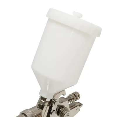 Pistola per verniciatura ad aria compressa da 600 ml, ugello 2 mm, portata 300 ml/min, pressione max 4 bar - immagine 6