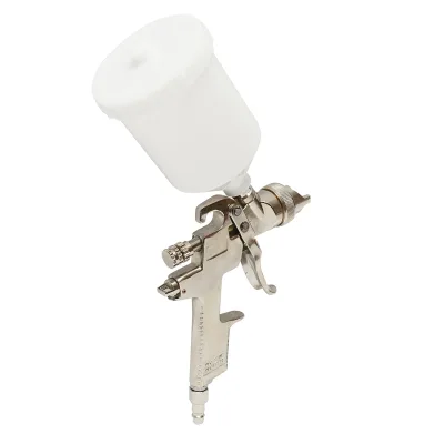 Pistola per verniciatura ad aria compressa da 600 ml, ugello 2 mm, portata 300 ml/min, pressione max 4 bar - immagine 3