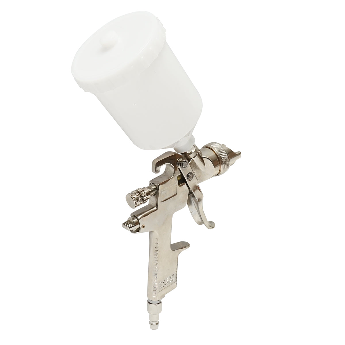 Pistola per verniciatura ad aria compressa da 600 ml, ugello 2 mm, portata 300 ml/min, pressione max 4 bar - immagine 3