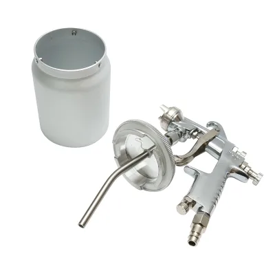 Pistola per verniciatura ad aria compressa da 600 ml, ugello HVLP da 1,3 mm, portata 190 ml/min, pressione max 5 bar - immagine 4