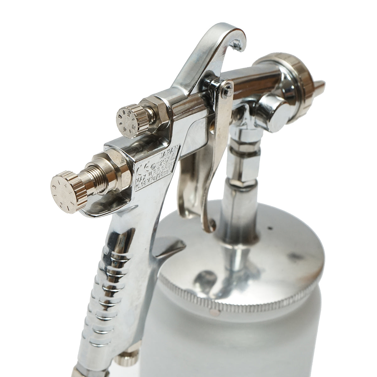 Pistola per verniciatura ad aria compressa da 600 ml, ugello HVLP da 1,3 mm, portata 190 ml/min, pressione max 5 bar - immagine 6