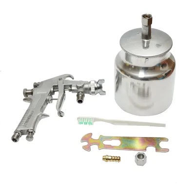 Pistola per verniciatura ad aria compressa da 750 ml, consumo aria 3,5-8 CFM, ugello 1,5 mm, pressione max 5 bar Crownman - immagine 2