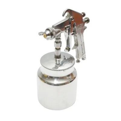 Pistola per verniciatura ad aria compressa da 750 ml, consumo aria 3,5-8 CFM, ugello 1,5 mm, pressione max 5 bar Crownman