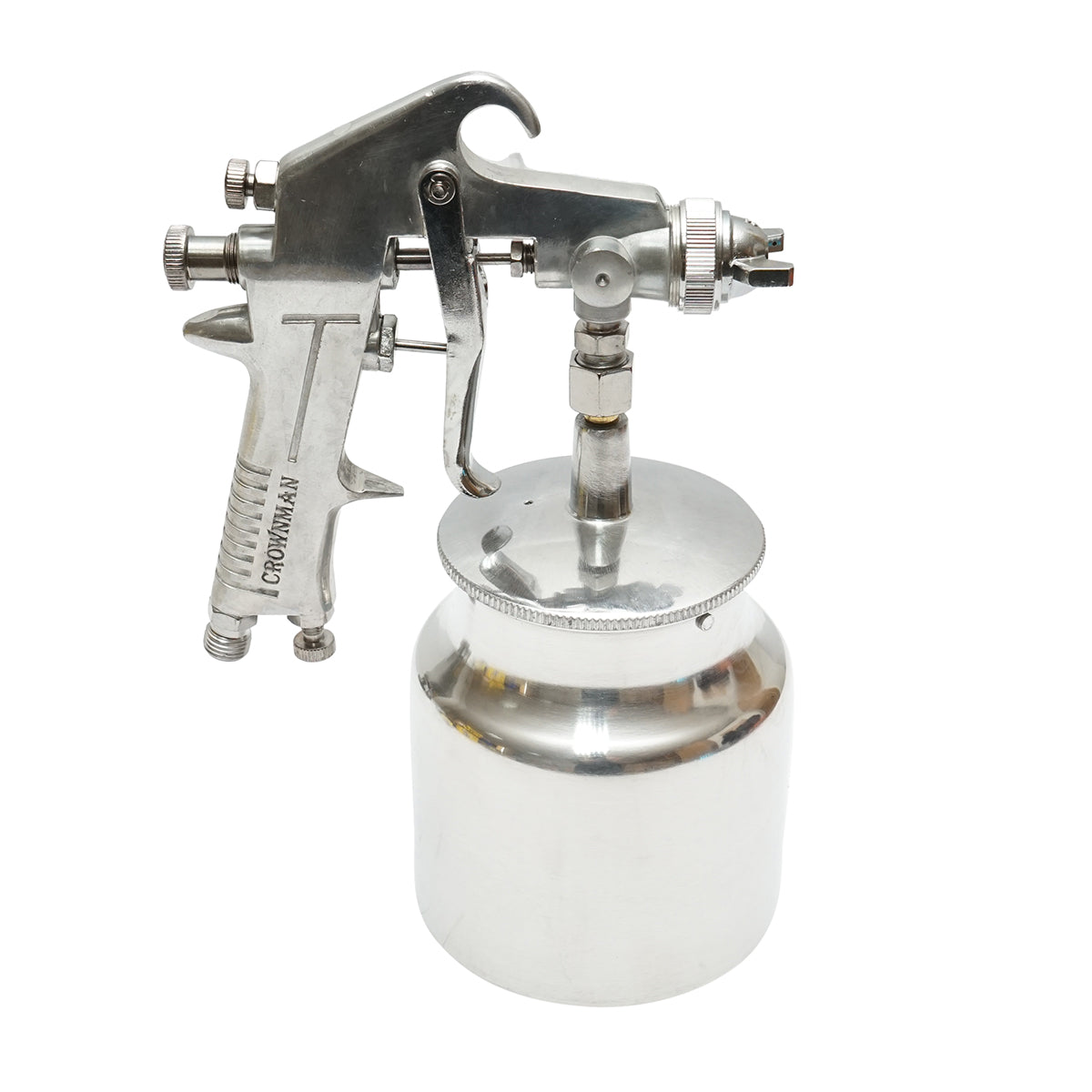 Pistola per verniciatura ad aria compressa da 750 ml, consumo aria 3,5-8 CFM, ugello 1,5 mm, pressione max 5 bar Crownman - immagine 3